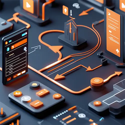 Visualización de flujo de documentos y trazabilidad digital en interfaz 3D